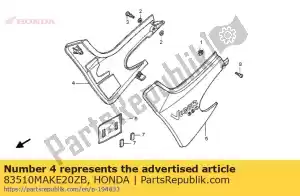 Honda 83510MAKE20ZB set illust*type2* - Bottom side