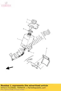 yamaha 4X4217510000 réservoir, huile - La partie au fond