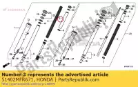 51402MFR671, Honda, nessuna descrizione disponibile al momento honda  vt 1300 2010 2013 2017, Nuovo