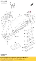 0918008199, Suzuki, distanziatore, 8.5x14x9 suzuki  gsf gsx 250 600 650 1200 1250 1400 2000 2001 2002 2003 2004 2005 2006 2007 2008 2009 2010 2011 2012 2014 2015 2016 2017 2018 2019, Nuovo