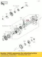 130350018, Kawasaki, manivelle kawasaki kx  f kx450f kx450 450 , Nouveau