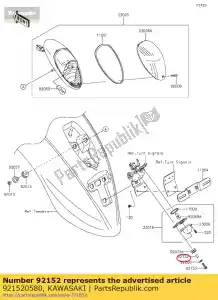 kawasaki 921520580 collar,6.8x10x13 vn900b7f - Bottom side