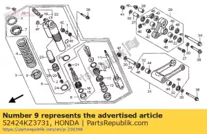 Honda 52424KZ3731 seat,spring (kaya - Bottom side