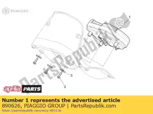 Piaggio Group 890626 dashboard - Bottom side