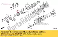 24312HP7A01, Honda, ?rodek, b?ben zmiany biegów honda  trx 420 500 520 2010 2011 2012 2013 2017 2018 2019 2020, Nowy