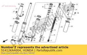 honda 51412KA4004 washer - Bottom side