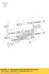 Tutaj możesz zamówić odlew aluminiowy draglink od Triumph , z numerem części T2057306: