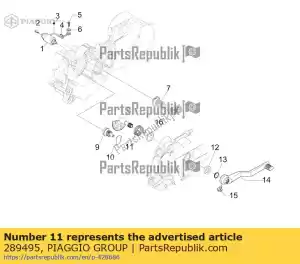 Piaggio Group 289495 primavera - Lado inferior