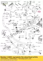 140930847, Kawasaki, 01 couvercle, réservoir kawasaki  1000 2020, Nouveau