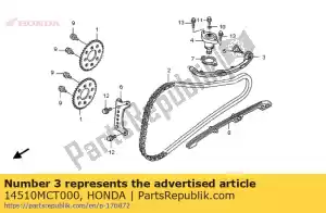 Honda 14510MCT000 tenditore comp., cam chai - Il fondo