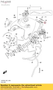 suzuki 4454206G00 cushion,fuel ta - Bottom side