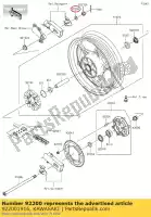 922001916, Kawasaki, 01 washer,17.3x30x2 kawasaki ex400 ninja 400 krt se z400 , New