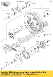 kawasaki 922001916 01 washer,17.3x30x2 - Bottom side