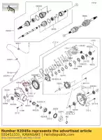 920451331, Kawasaki, Kogellager kawasaki kvf300 4x4 kvf400 prairie kaf400 mule sx xc 300 400 , Nieuw