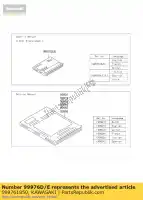 999761850, Kawasaki, manual del propietario, it / es / nl, kawasaki klx  c klx125 125 , Nuevo