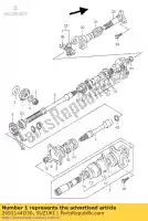 2491144D30, Suzuki, engranaje, seg unidad suzuki lt a 500 2000, Nuevo