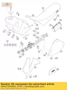 ktm 58407040800 no description available - Bottom side