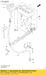 Suzuki 035110420B vis - La partie au fond