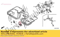 Qui puoi ordinare clamper, l. Cavo da Honda , con numero parte 30512MCA000: