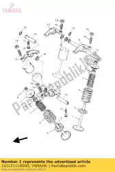 Ici, vous pouvez commander le soupape, admission auprès de Yamaha , avec le numéro de pièce 1VJ121110000: