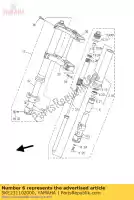 5KE231102000, Yamaha, tubo interior comp.1 yamaha tz 250, Nuevo