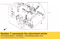 45105GC4603, Honda, Pad komp honda cr  r cr80r 80 , Nowy