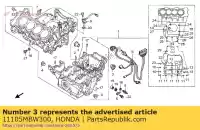 11105MBW300, Honda, kraag, motorhanger honda cbr 600 1999 2000 2001 2002 2003 2004 2005 2006 2007, Nieuw