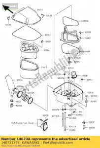 kawasaki 140731778 kana? dolotowy kvf650-a1 - Dół