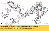 964000804500, Honda, perno, brida, 8x45 honda  cb cbr clr cr fx gl slr 125 600 650 750 900 1500 1800 1986 1987 1988 1997 1998 1999 2000 2001 2002 2003 2004 2005 2006 2007 2008 2009 2010 2012 2013 2017, Nuevo