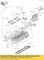 Aquí puede pedir perno, casquillo, 6x35 zx1400a6f de Kawasaki , con el número de pieza 921531556: