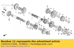 Tutaj możesz zamówić bieg, ct / wa? 4 od Honda , z numerem części 23481KJ1000: