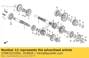 Honda 23481KJ1000 bieg, ct / wa? 4 - Dół