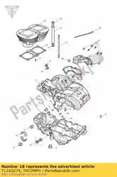 Ici, vous pouvez commander le bec auprès de Triumph , avec le numéro de pièce T1160274: