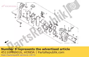 Honda 45110MN9016 support comp., l. fr. (ni - La partie au fond