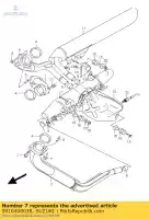 0910408038, Suzuki, boulon 6x38 suzuki vl intruder c1500 vl1500 lc 1500 , Nouveau