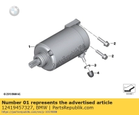 12419457327, BMW, Starter motor, New
