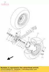 Aqui você pode pedir o roda comp. Em Yamaha , com o número da peça 1S32518000YX: