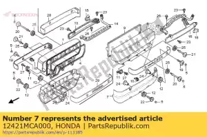 honda 12421MCA000 dekking, l. cilinderkopzijde - Onderkant