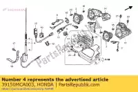 39150MCA003, Honda, montagem da antena, rádio honda gl goldwing a gold wing  gl1800a 1800 , Novo