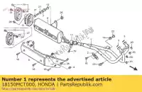 18150MCT000, Honda, pipe comp., es. honda fjs 600 2005 2006, Nuovo