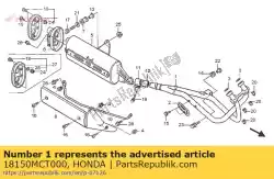 Tutaj możesz zamówić z?? Czka rurowa, np. Od Honda , z numerem części 18150MCT000: