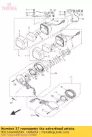 9015406X0200, Yamaha, vis, reliure yamaha cs cw ew mt vp yh yzf r 50 125 300 2005 2006 2007 2008 2009 2010 2011 2012 2013 2014 2015 2016, Nouveau