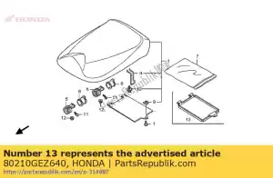 Honda 80210GEZ640 omslag, gebruikershandleiding - Onderkant