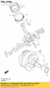 Suzuki 1200048841 krukas set - Onderkant