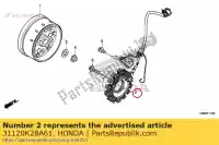 31120K28A61, Honda, stator comp honda crf125fb crf125f 125 , Nieuw