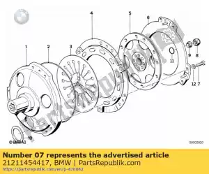 bmw 21211454417 screw - Bottom side