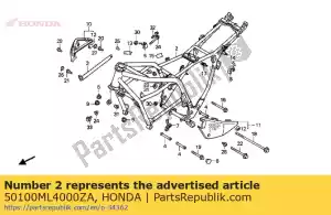 Honda 50100ML4000ZA cuerpo comp. * r-134 * - Lado inferior