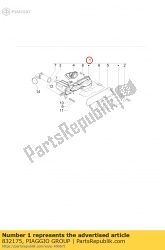 Aprilia 832175, Caja de aire cpl., OEM: Aprilia 832175