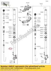 Qui puoi ordinare fork-fork inner, lh, f. S. B klz10 da Kawasaki , con numero parte 44013024218R: