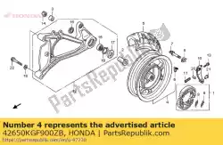 Aquí puede pedir rueda subconjunto., rr. * nh1 de Honda , con el número de pieza 42650KGF900ZB: